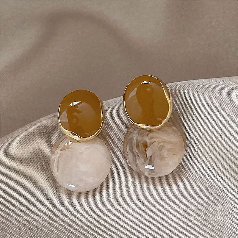 Exquisite High-End Niche Design Stud Earrings, 2024 New Trendy Mixed Match French Style Earrings with 925 Silver Needle